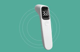 No Touch Forehead Ear Infrared Digital Thermometer for Adult Baby Home and Outdoor Use
